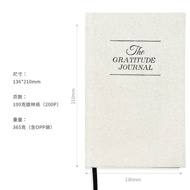 The Daily Thanks Notebook - Gratitude Journal