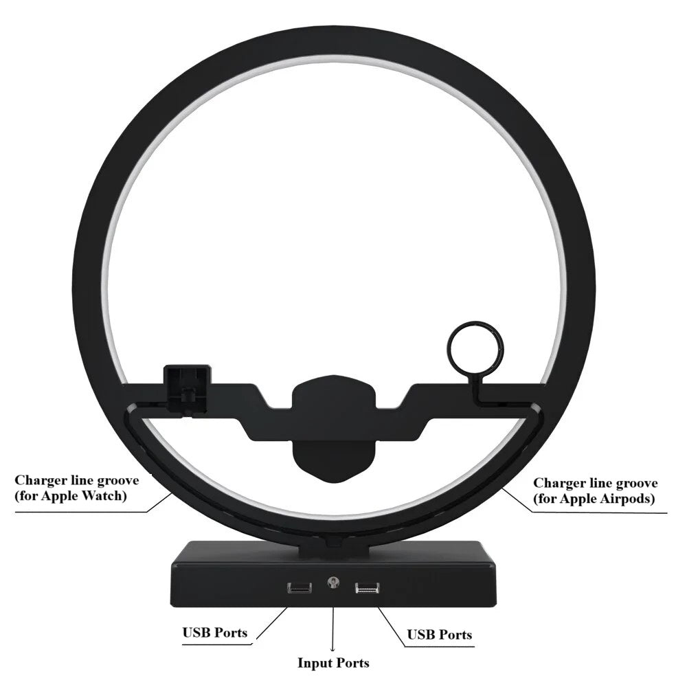 MultiCharge Lamp - Wireless Charger Lamp